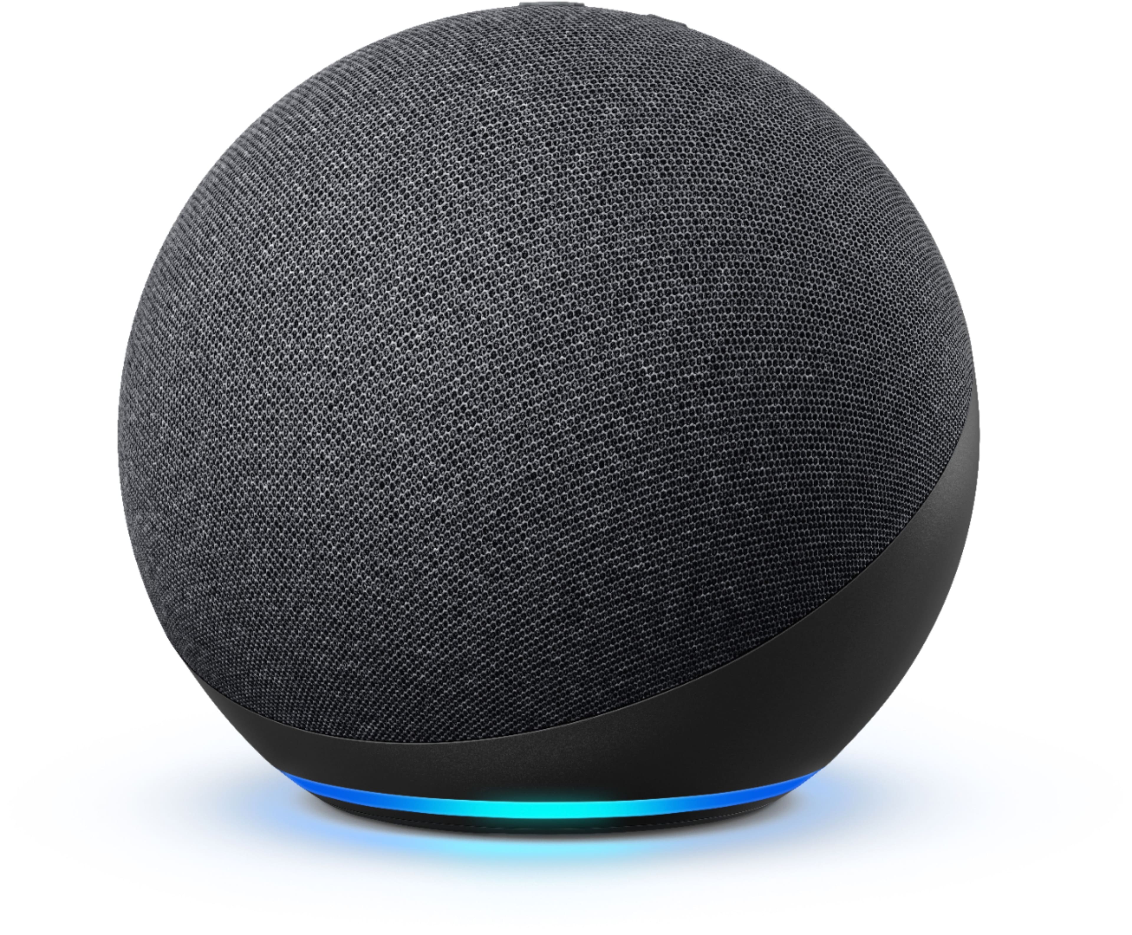 Echo (4th Gen) With premium sound, smart home hub, and Alexa Glacier  White B07XKF75B8 - Best Buy