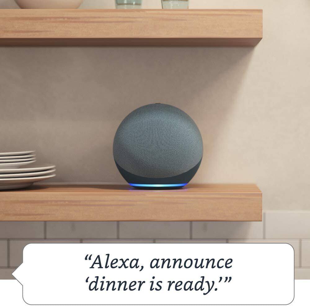 All-New Echo (4th Gen) Smart Speaker – Premium Sound, Alexa, Smart Home Hub