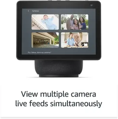Amazon - Echo Show 10 (3rd Generation) 10-inch Smart Display with Alexa - Charcoal