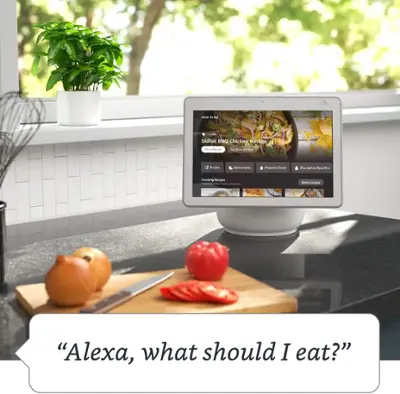 Amazon - Echo Show 10 (3rd Generation) 10-inch Smart Display with Alexa - Charcoal
