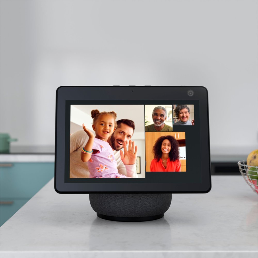 Zoom out on Alt View Zoom 1. Amazon - Echo Show 10 (3rd Gen) HD Smart Display with Motion and Alexa - Charcoal.