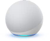 Amazon - Echo (4th Gen) With premium sound, smart home hub, and Alexa - Glacier White