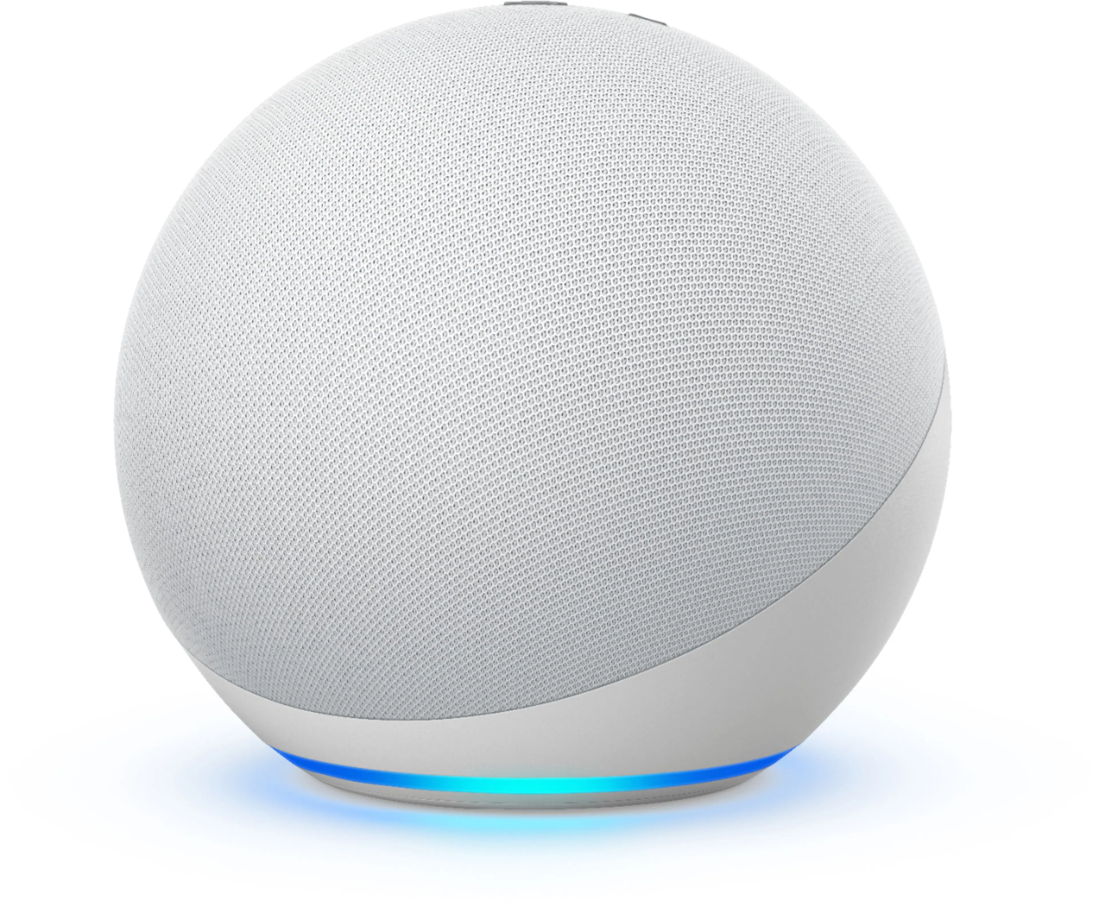 2 of Amazon - Echo (4th Gen) With premium sound, smart home hub, and Alexa - Glacier White