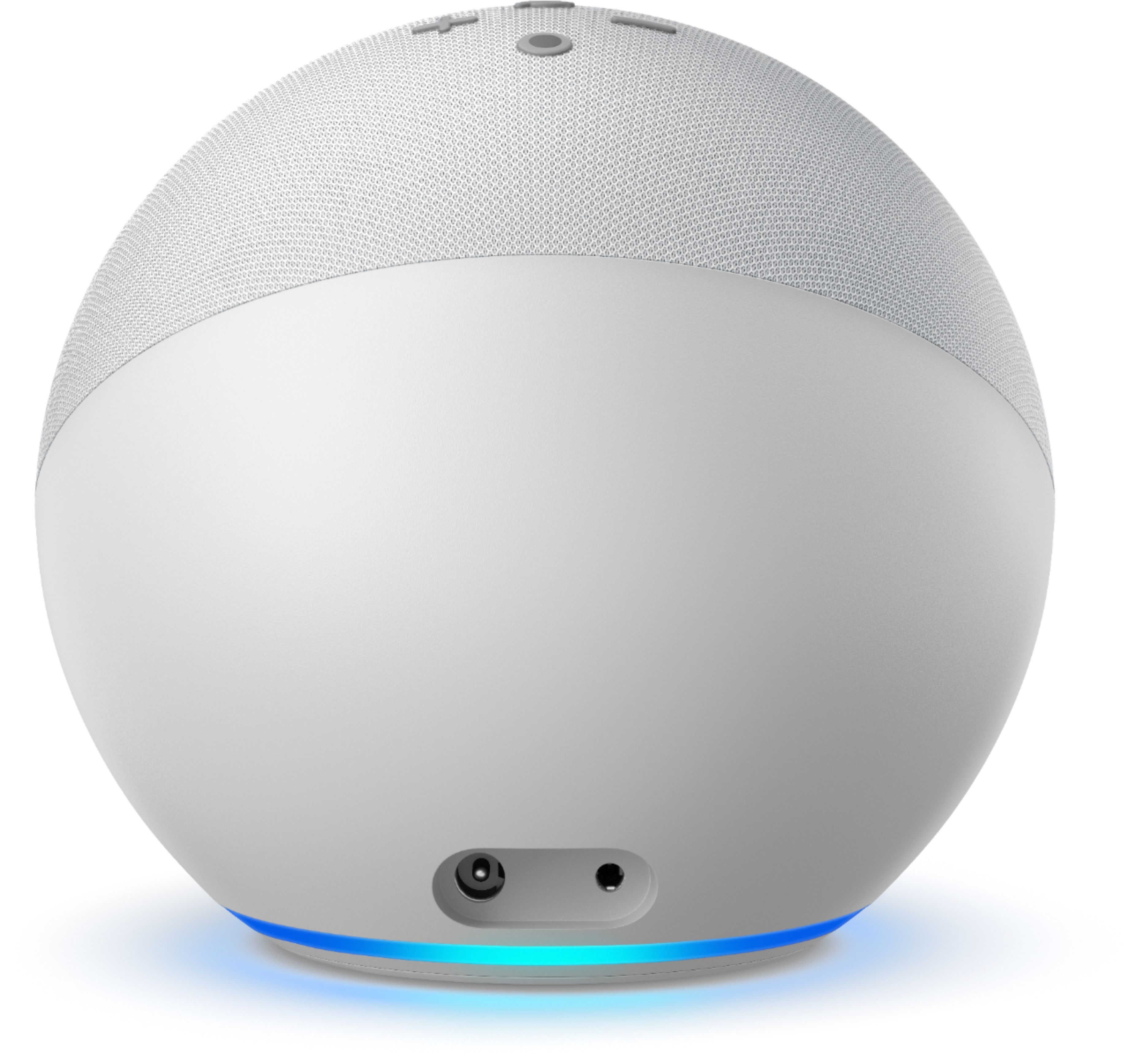 Echo (4th Gen) With premium sound, smart home hub, and Alexa Glacier  White B07XKF75B8 - Best Buy