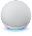 Alt View Zoom 1. Amazon - Echo (4th Gen) With premium sound, smart home hub, and Alexa - Glacier White.