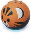 Alt View Zoom 13. Amazon - Echo Dot (4th Gen) Kids Edition Designed for kids, with parental controls - Tiger.