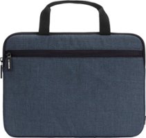 Incase - Carry Zip Briefcase for 13" and 14" Laptops or Tablets - Navy - Front_Zoom