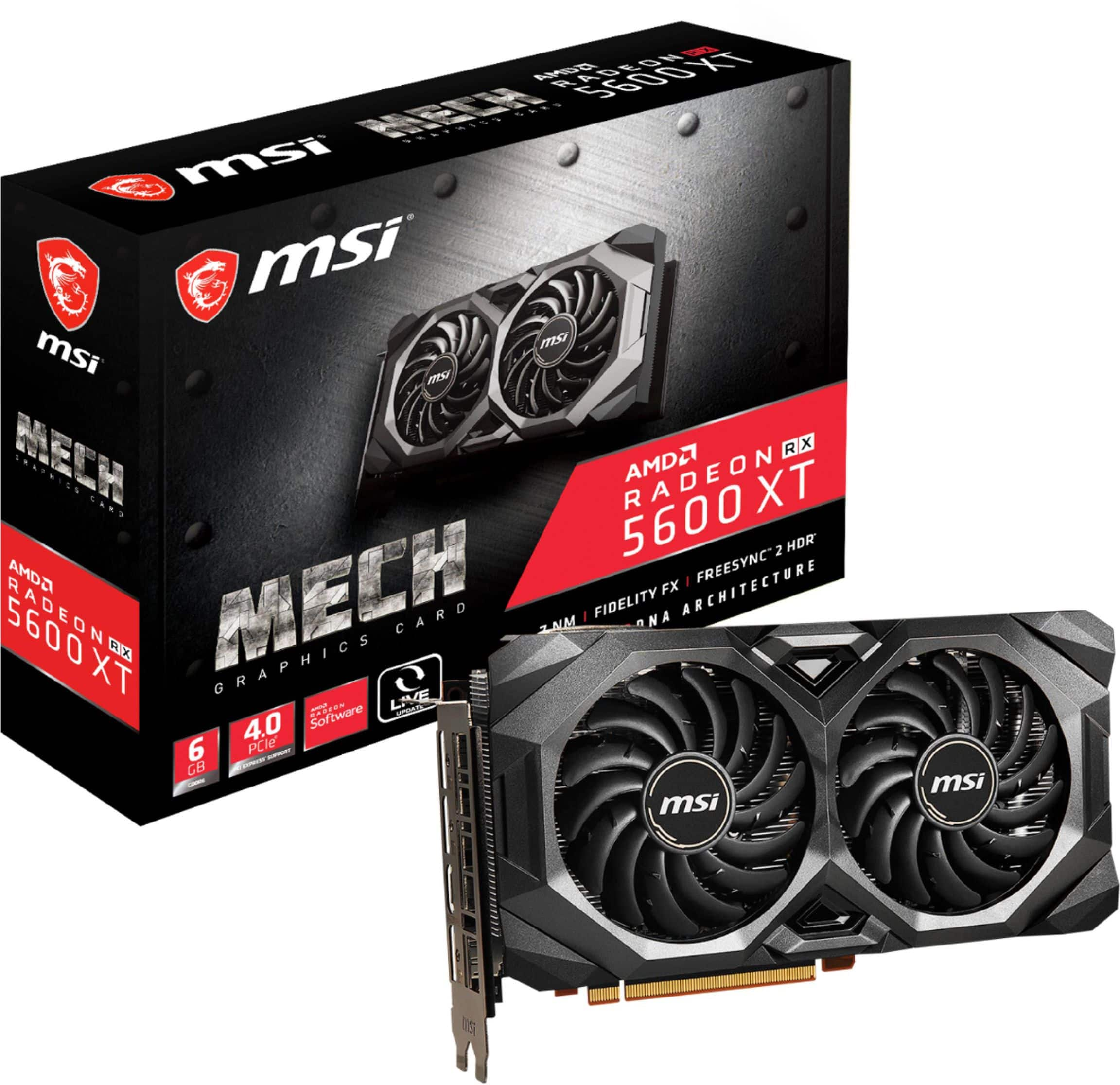 MSI AMD Radeon RX 5600 XT MECH OC 6GB GDDR6 - Best Buy