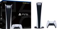 Front. Sony - PlayStation 5 Digital Edition Console - White.