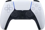 Front. Sony - PlayStation 5 - DualSense Wireless Controller - White.