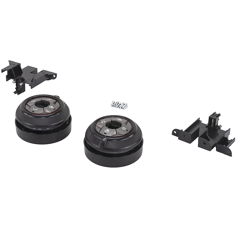Alt View 11. PAC - Climate Control Knob Set for Select 2010-2015 Chevrolet Camaro Vehicles - Black.