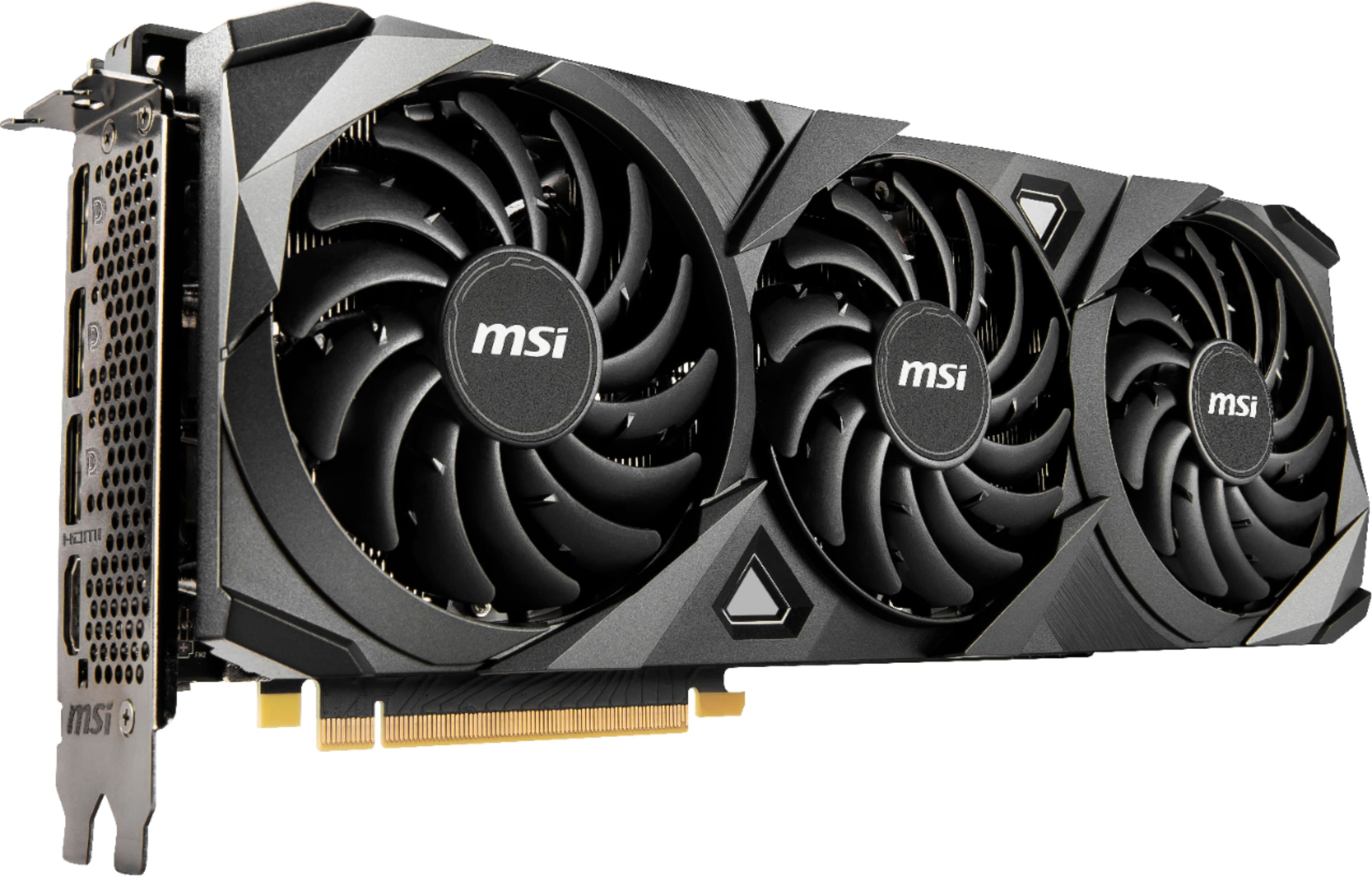 Msi Nvidia Geforce Rtx 3080 Ventus 3x 10g Oc Bv Gddr6x Pci Express 4 0 Graphic Card Black Silver Best Buy