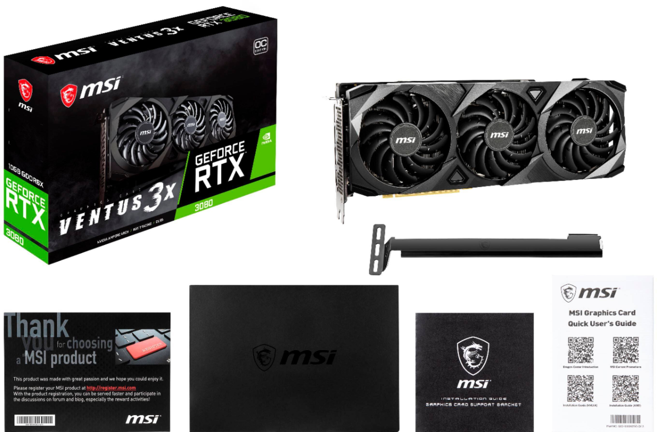 ショッピング売品 MSI GeForce RTX 3080 VENTUS 3X 10G OC - PCパーツ