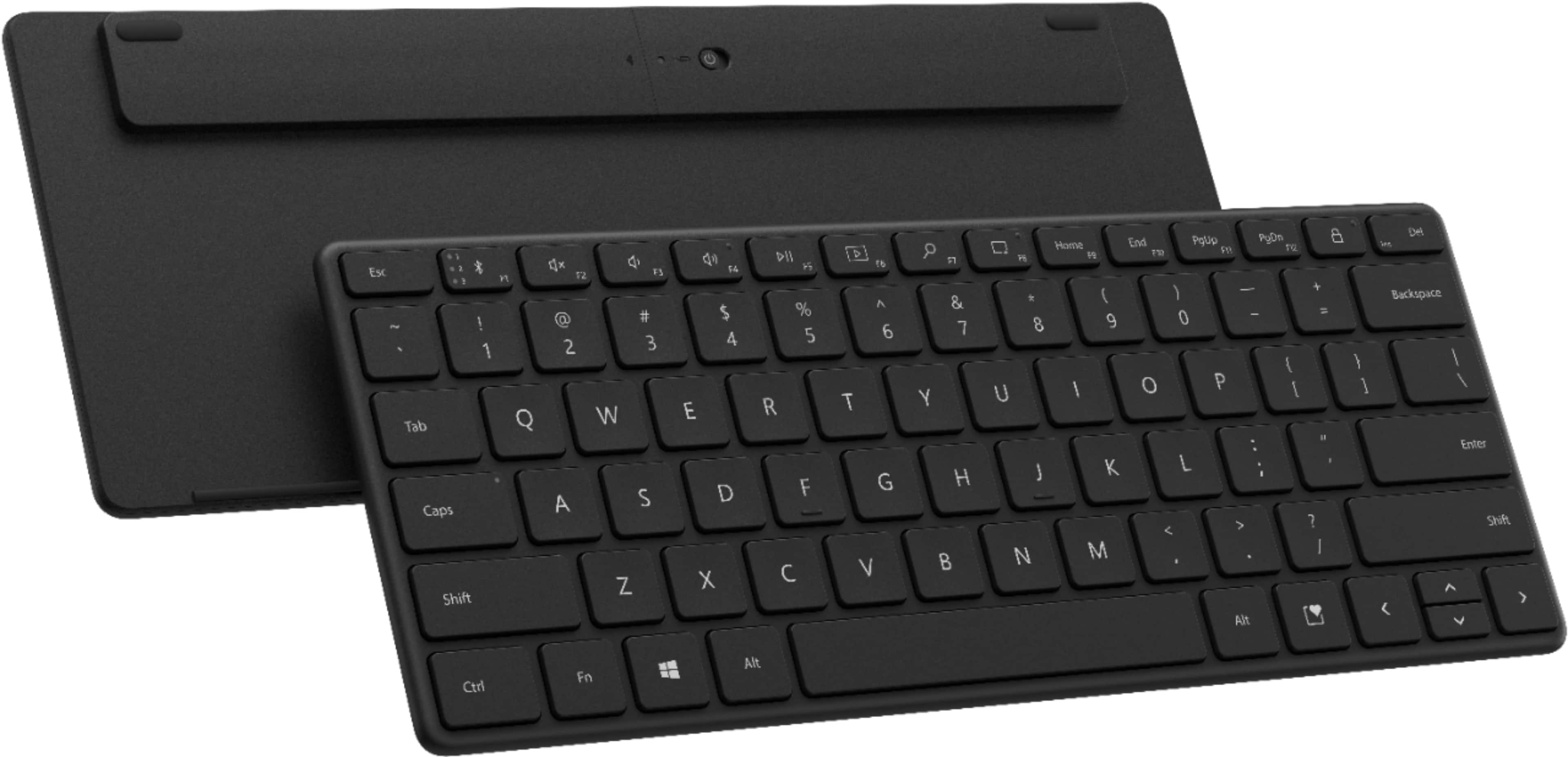 Alt View 12. Microsoft - Designer Compact Wireless Keyboard - Matte Black.