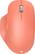 Front. Microsoft - Bluetooth Ergonomic Mouse - Peach.