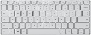 Microsoft - 21Y-00031 Compact (60%),Tenkeyless (TKL) Wireless Keyboard - Glacier - Front_Zoom