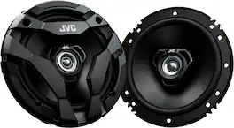 JVC - DF Series 6-1/2" 2-Way Direct Fit Car Speakers 300 Watts Max - Black