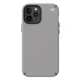 Speck - Presidio 2 Pro Hard Shell Case for Apple iPhone 12 Pro Max - Grahpite Grey/White