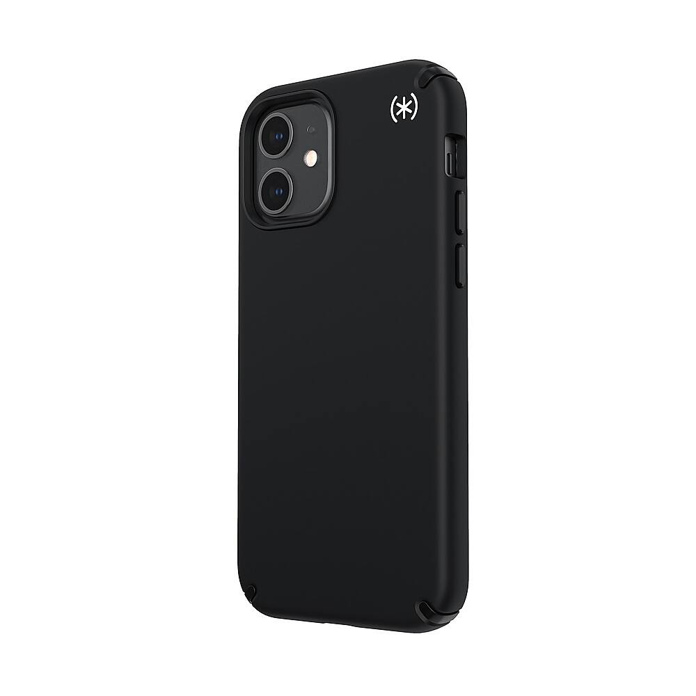 Angle. Speck - Presidio 2 Pro Hard Shell Case for Apple iPhone 12/12 Pro - Black/White.