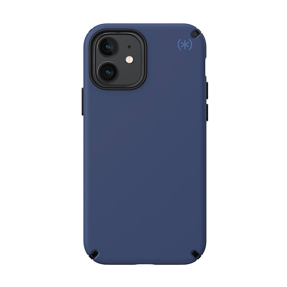 Front. Speck - Presidio 2 Pro Hard Shell Case for Apple iPhone 12/12 Pro - Coastal Blue/Black.