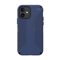 Speck - Presidio 2 Grip Hard Shell Case for iPhone 12/12 Pro - Coastal Blue/Black - Front_Zoom