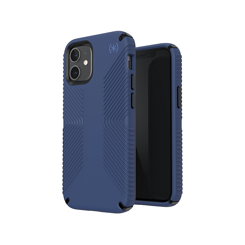Speck Presidio 2 Grip Hard Shell Case For Iphone 12 Mini Coastal Blue Black 9128 Best Buy