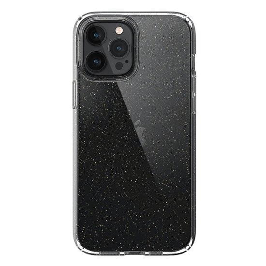 Speck Presidio Perfect Clear Case For Apple Iphone 12 Pro Max Clear Gold Glitter 5636 Best Buy