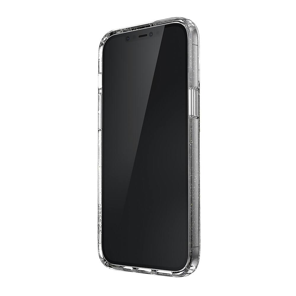 Alt View 2. Speck - Presidio Perfect Clear Hard Shell Case for Apple iPhone 12 Pro Max - Clear/gold Glitter.
