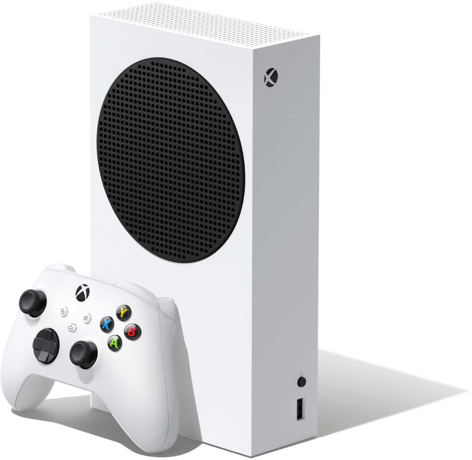 White With HDMI Cable Controller Bundle Disc-free Gaming Robot White Xbox Series S console Microsoft Series S 512 GB All-Digital Console Include：Xbox Wireless Controller 