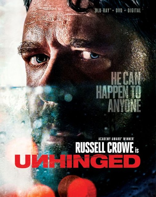 Front Standard. Unhinged [Includes Digital Copy] [Blu-ray/DVD] [2020].