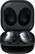 Front. Samsung - Geek Squad Certified Refurbished Galaxy Buds Live True Wireless Earbud Headphones - Black.