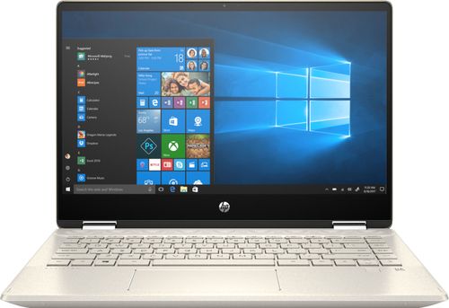 HP - Geek Squad Certified Refurbished Pavilion x360 2-in-1 14" Touch-Screen Laptop - Intel Core i5 - 8GB Memory - 128GB SSD - Anodized Finish In Warm Gold And Luminous Gold