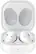 Front. Samsung - Geek Squad Certified Refurbished Galaxy Buds Live True Wireless Earbud Headphones - White.