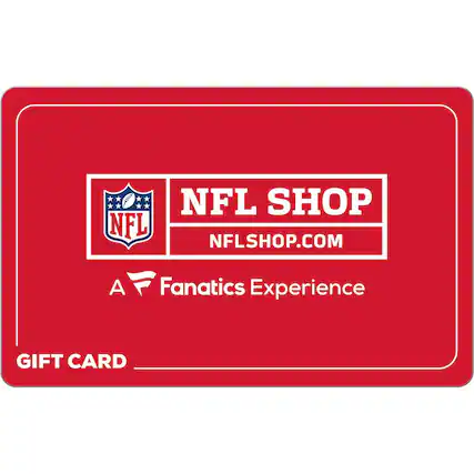 Front. NFL - $50 Gift Card.