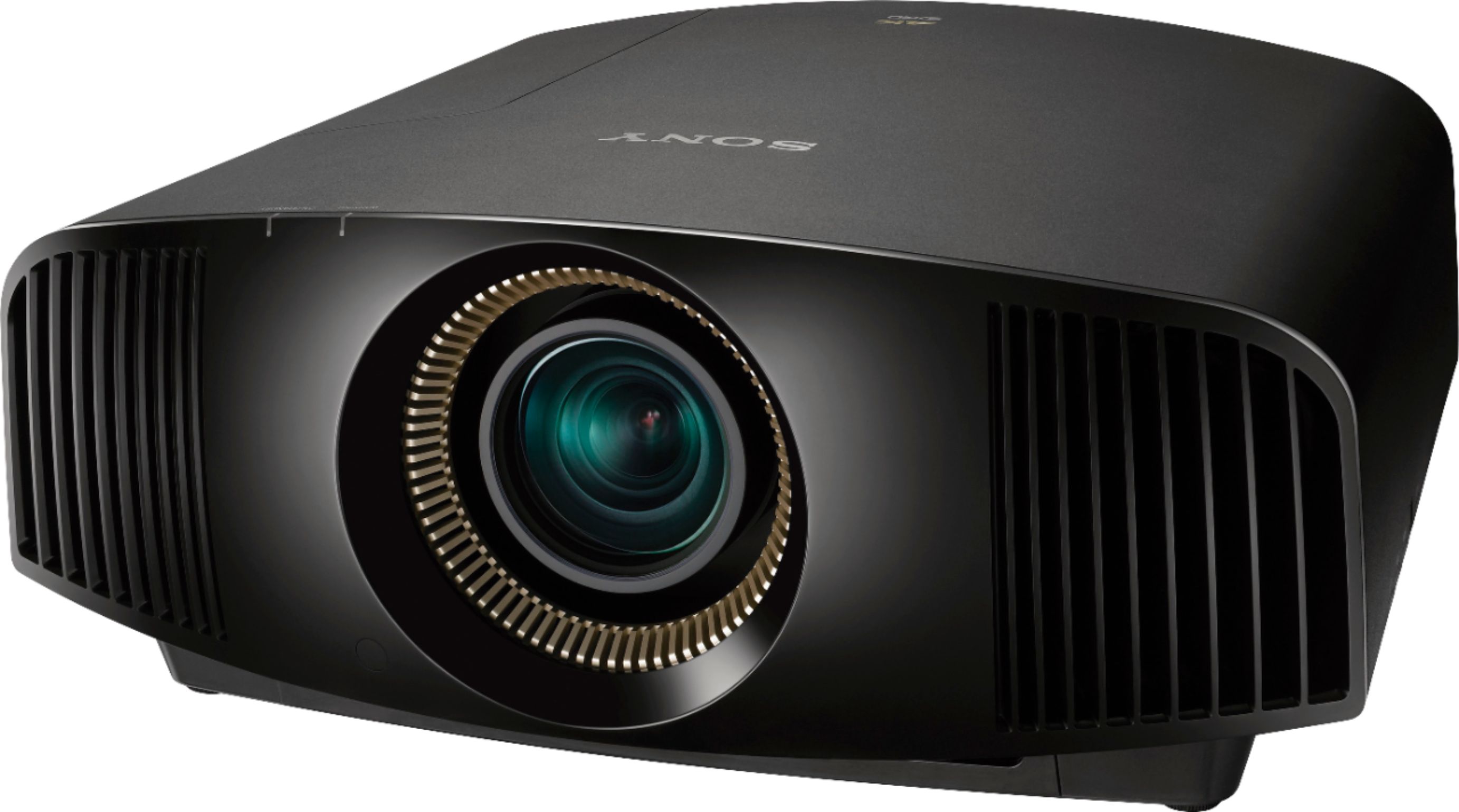 Angle View: Sony - 4K HDR Home Theater Projector - Black