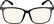 Front. Insignia™ - Blue Light Blocking Glasses - Black.