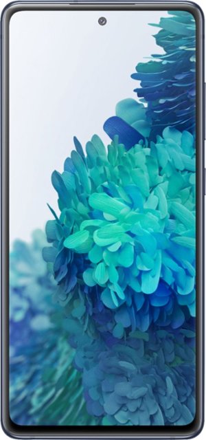 Front Zoom. Samsung - Galaxy S20 FE 5G 128GB - Cloud Navy (AT&T).