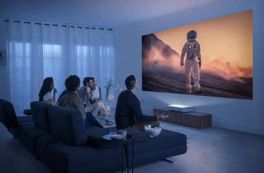 Alt View 18. Samsung - The Premiere 4K UHD Single Laser Wireless Smart Ultra Short Throw Projector with High Dynamic Range - White.