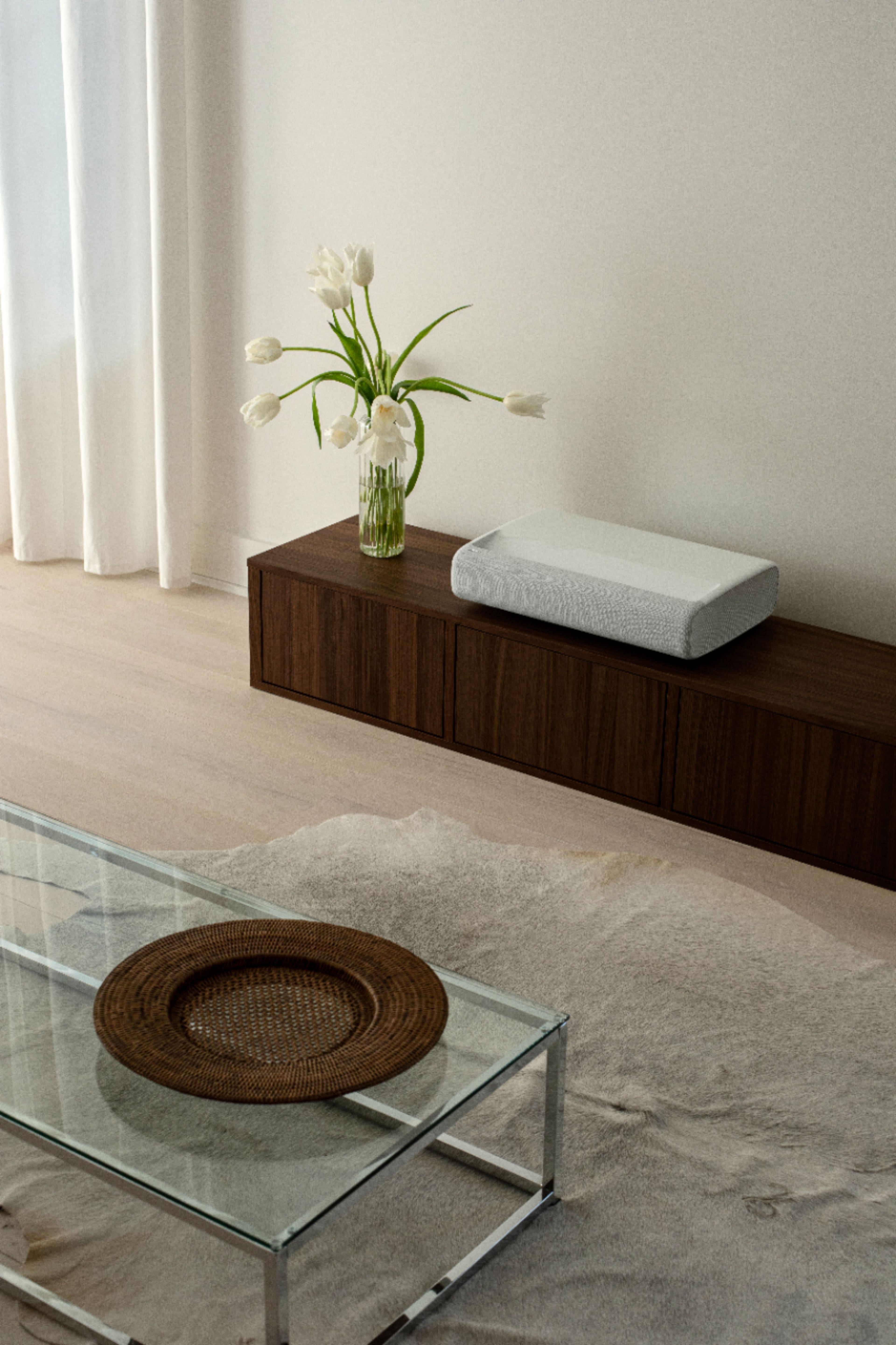 Alt View 21. Samsung - The Premiere 4K UHD Triple Laser Wireless Smart Ultra Short Throw Projector with High Dynamic Range - White.