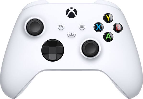 Microsoft - Xbox Wireless Controller for Xbox Series X, Xbox Series S, Xbox One, PCs, and Cloud-Enabled Devices - Robot White