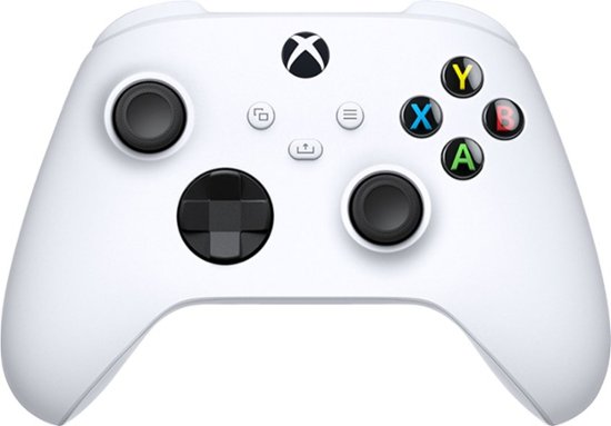 Front Zoom. Microsoft - Controller for Xbox Series X, Xbox Series S, and Xbox One (Latest Model) - Robot White.