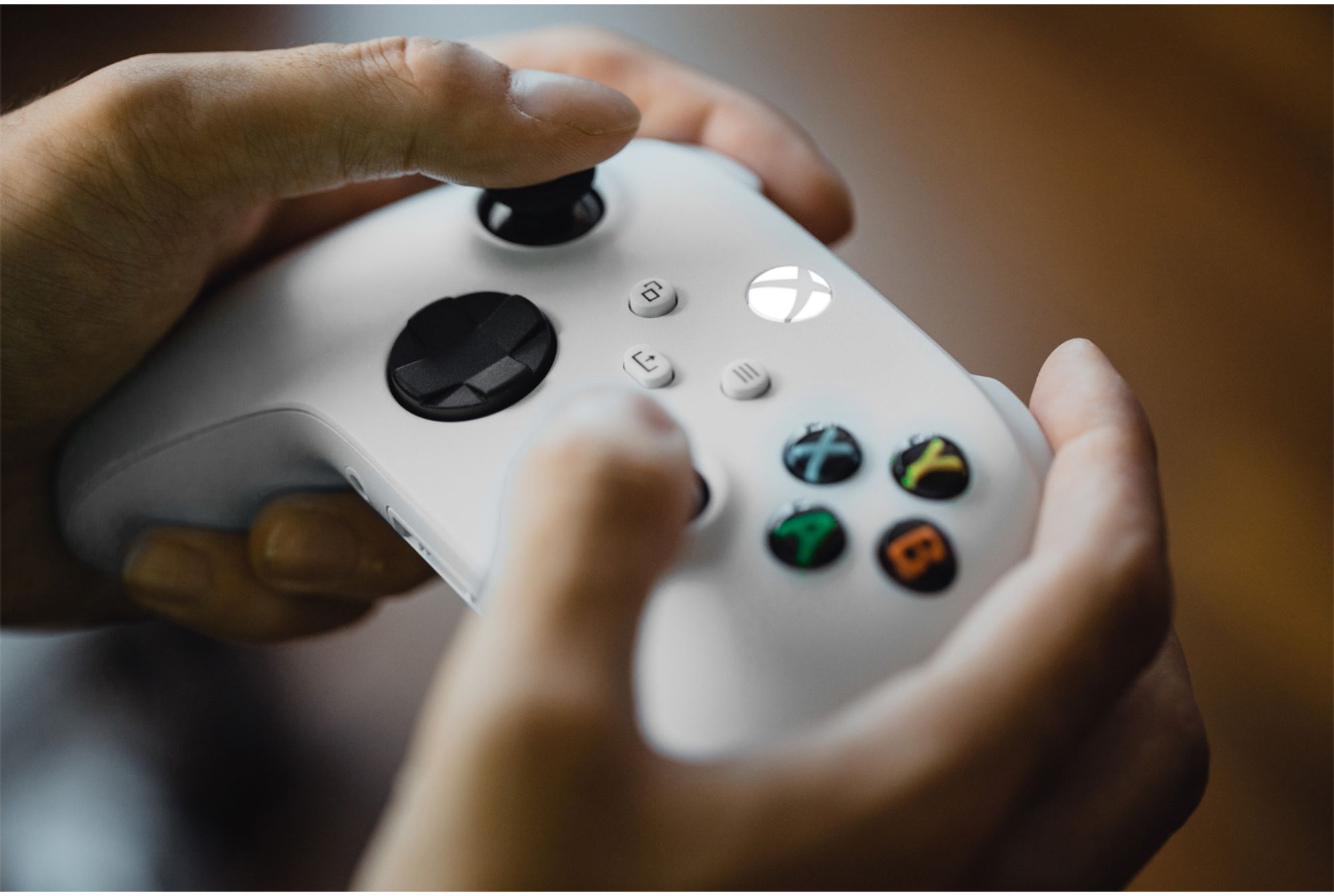 Control Joystick Inalámbrico Microsoft Xbox Wireless Control Color Blanco
