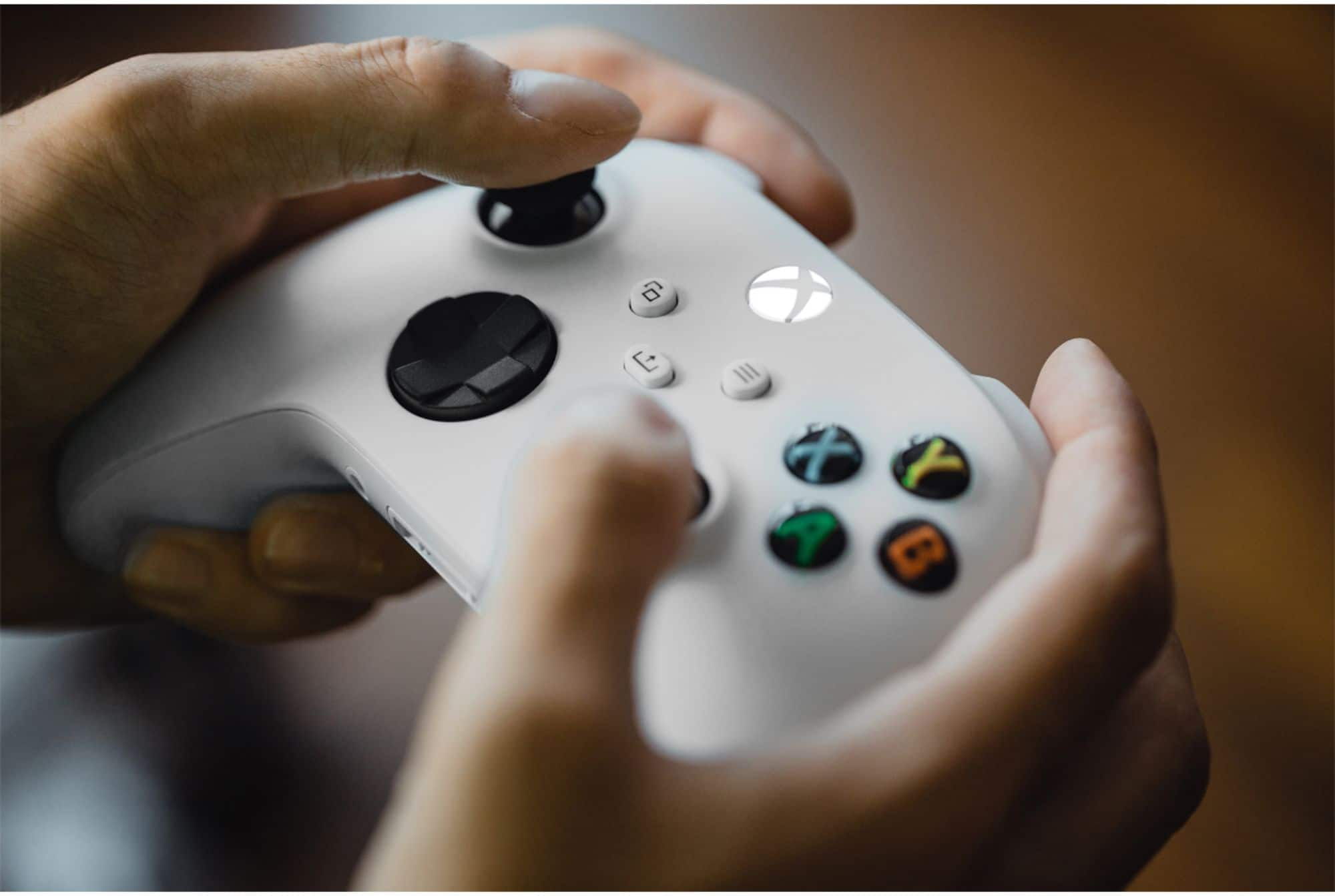 Microsoft Xbox Wireless Controller Azul, Blanco Bluetooth/USB Gamepad  Analógico/Digital Android, PC, Xbox One, Xbox One S, Xbox