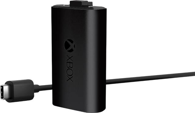 Microsoft - Rechargeable Battery + USB-C Cable for XBOX Series X and XBOX Series S - Black