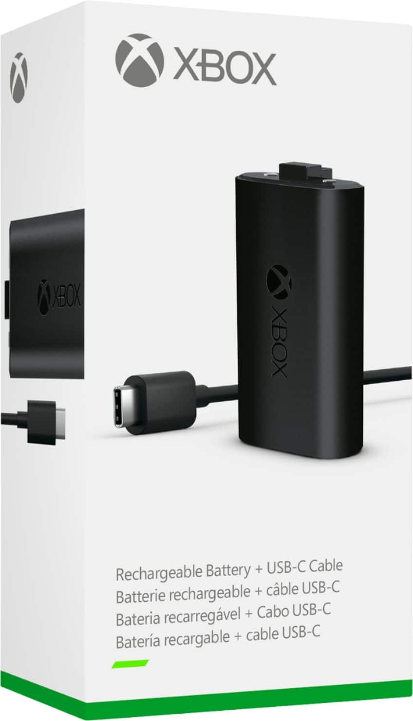 Alt View 13. Microsoft - Rechargeable Battery + USB-C Cable for Xbox Series X and Xbox Series S - Black.