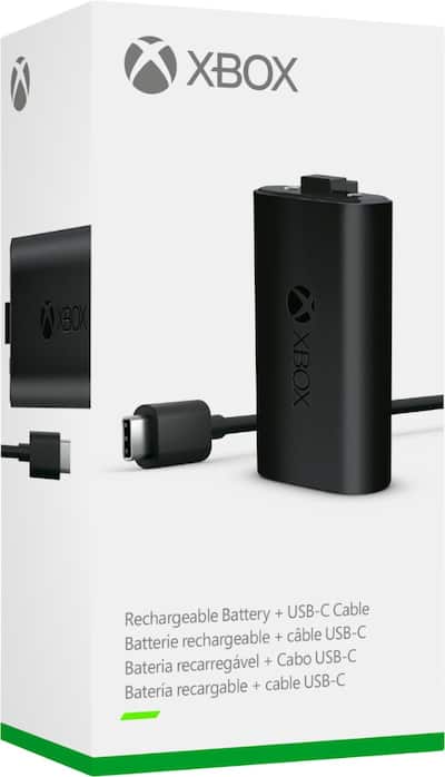 Microsoft Rechargeable Battery + USB C Cable for Xbox Series X and Microsoft Rechargeable Battery + USB C Cable for Xbox Series X and