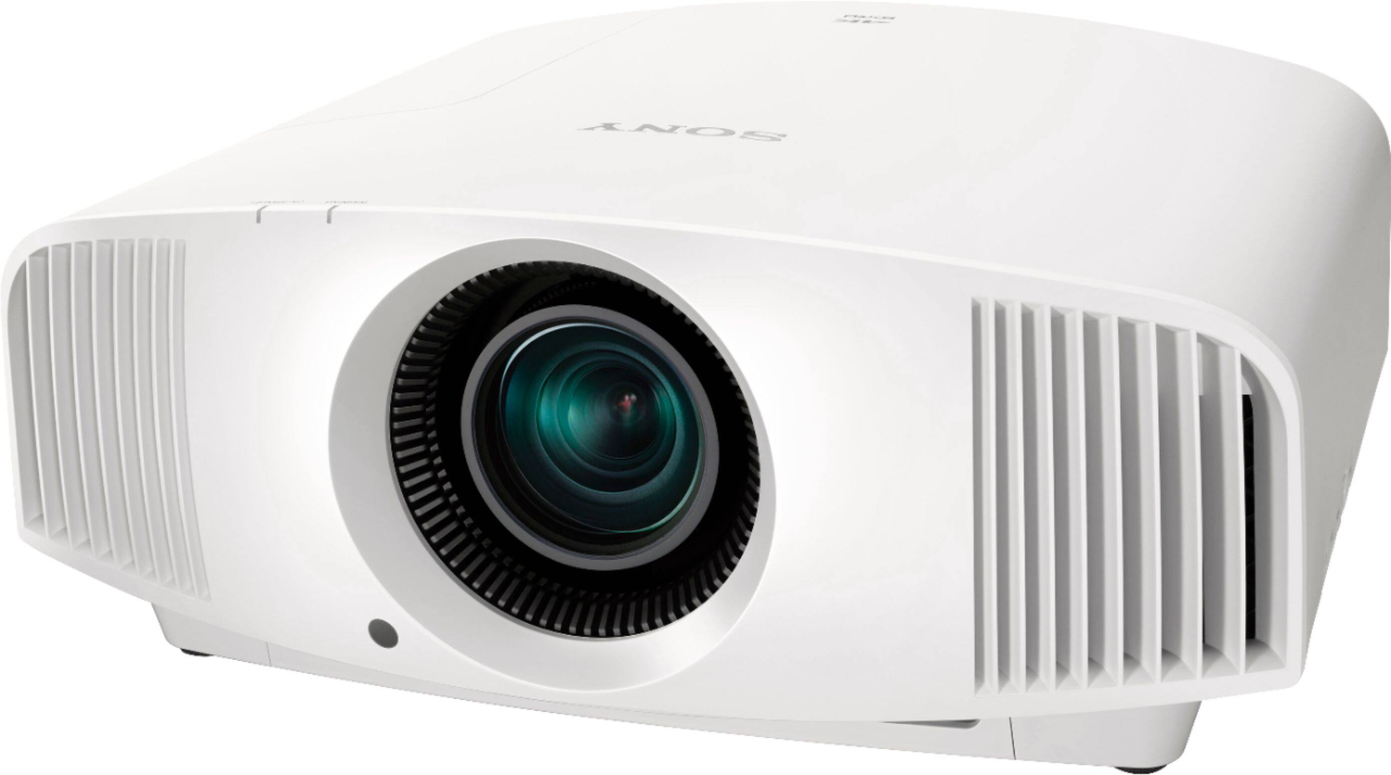 Angle View: Sony - 4K HDR Home Theater Projector - White