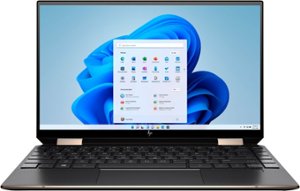 HP - Spectre x360 2-in-1 13" 4K OLED Touch-Screen Laptop - Intel Evo Platform Core i5 - 8GB Memory - 512GB SSD + 32GB Optane - Nightfall Black - Front_Zoom