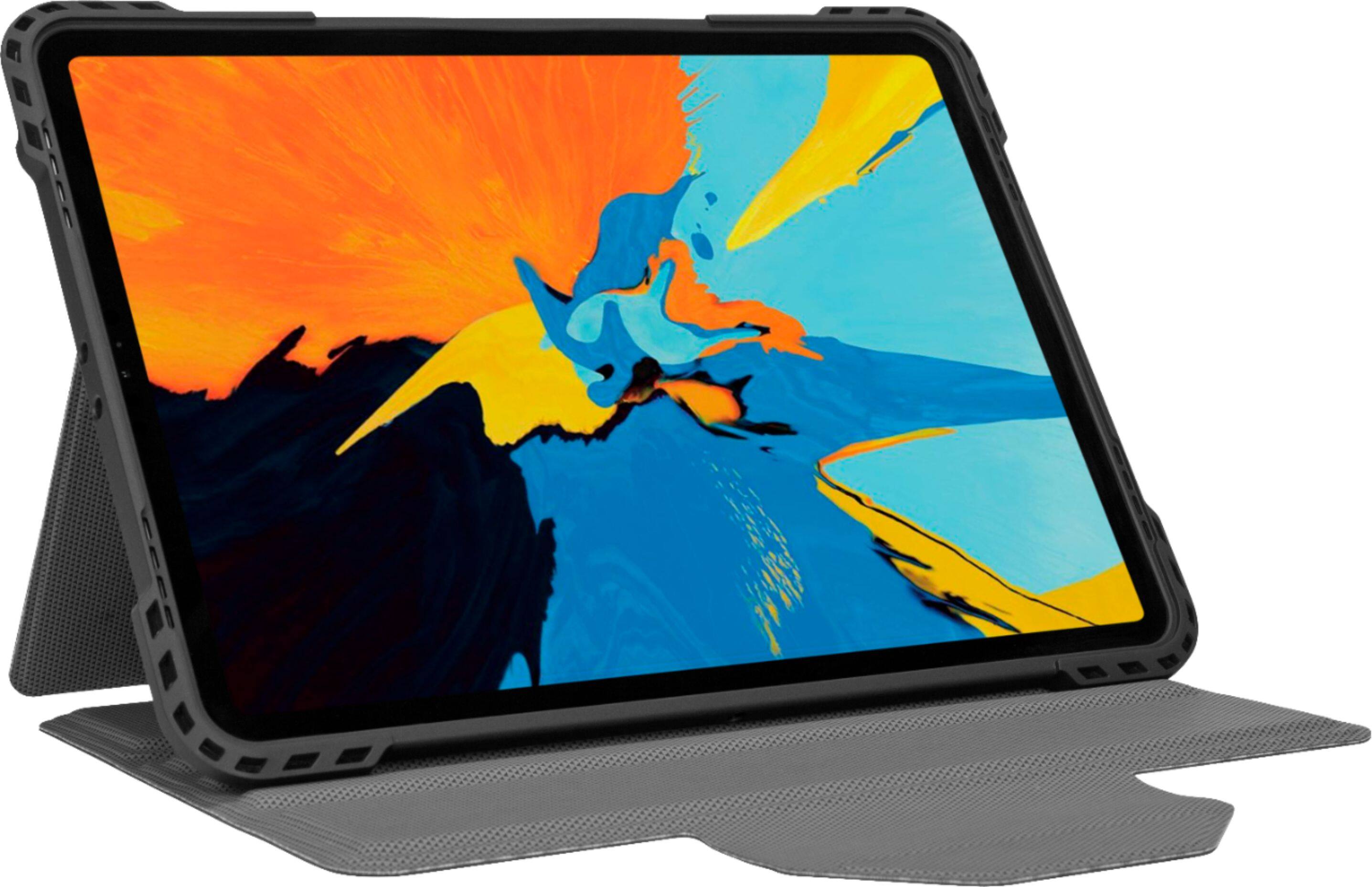 Left. Targus - Pro-Tek Rotating Case for iPad Air 10.9" (5th/4th Gen)/ iPad Pro 11-inch 4th/2nd/1st Gen - Black.