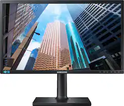 Samsung - Geek Squad Certified Refurbished 23.6" LED FHD Monitor - Black - Front_Zoom